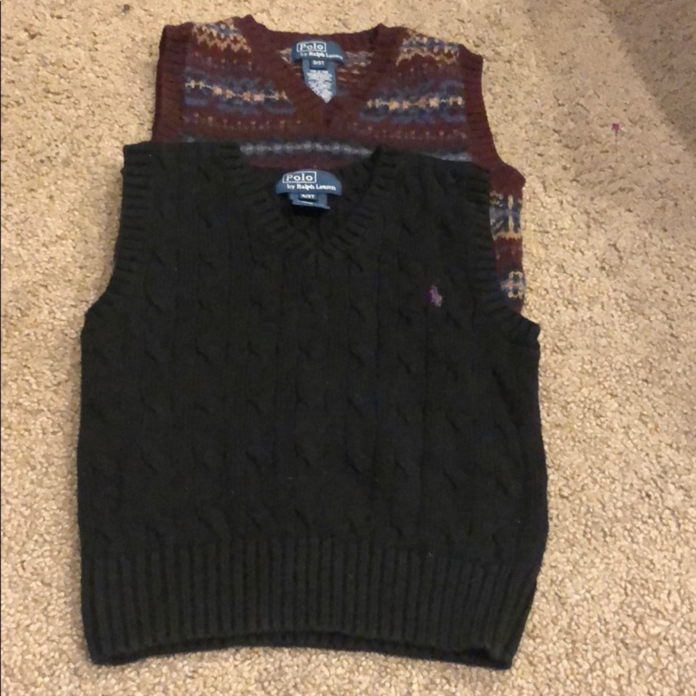 Polo vest sweater